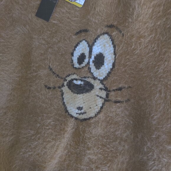 Dolls Kill candystripper tom and jerry sweater OS new oversized - Picture 2 of 5